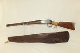 EARLY Antique Winchester 1894 .38-55 WCF CARBINE 2nd Year Make with NATIVE Décor & SCABBARD! - 1 of 24