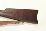 WINCHESTER Model 1885 Low Wall WINDER Musket-Rifle Scarce w/ US Ordnance Flaming Bomb & Leather Sling - 22 of 25
