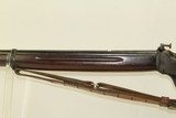 WINCHESTER Model 1885 Low Wall WINDER Musket-Rifle Scarce w/ US Ordnance Flaming Bomb & Leather Sling - 24 of 25