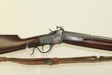 WINCHESTER Model 1885 Low Wall WINDER Musket-Rifle Scarce w/ US Ordnance Flaming Bomb & Leather Sling - 1 of 25