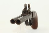 Antique 1850s EUROPEAN SxS DOUBLE BARREL Pistol GERMAN Proofed Double Barrel Self Defense Pistol - 1 of 16