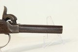 Antique 1850s EUROPEAN SxS DOUBLE BARREL Pistol GERMAN Proofed Double Barrel Self Defense Pistol - 16 of 16