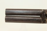 Antique 1850s EUROPEAN SxS DOUBLE BARREL Pistol GERMAN Proofed Double Barrel Self Defense Pistol - 8 of 16