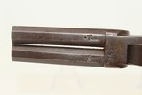 Antique 1850s EUROPEAN SxS DOUBLE BARREL Pistol GERMAN Proofed Double Barrel Self Defense Pistol - 11 of 16