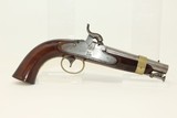 RARE Antique DERINGER U.S. NAVY Model 1842 Pistol
1 of only 200 Rifled Box Lock Pistols Accepted by the Navy - 1 of 16