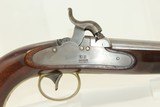 RARE Antique DERINGER U.S. NAVY Model 1842 Pistol
1 of only 200 Rifled Box Lock Pistols Accepted by the Navy - 3 of 16