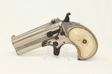 ICONIC REMINGTON Double Deringer .41 RF C&R Pistol Over/Under .41 Caliber Hideout Pistol with PEARL GRIPS! - 2 of 11