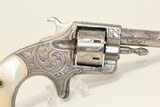 Antique Hopkins & Allen BLUE JACKET No. 1 Revolver Nicely ENGRAVED with PEARL GRIPS! - 14 of 15