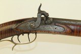 UTICA NY Antique YOUTH Long Rifle by ROGERS & DANA .38 Caliber Rifle Made Circa the 1840s - 4 of 22