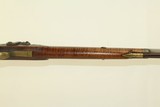 UTICA NY Antique YOUTH Long Rifle by ROGERS & DANA .38 Caliber Rifle Made Circa the 1840s - 9 of 22