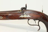 NY Antique J.G. SYMS .46 Caliber Target Pistol
Mid-19th Century Target Pistol with Single Set Trigger - 17 of 18