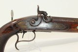 NY Antique J.G. SYMS .46 Caliber Target Pistol
Mid-19th Century Target Pistol with Single Set Trigger - 3 of 18