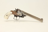 Nickel & PEARL SMITH & WESSON .38 S&W Revolver C&R
Circa 1902 .38 S&W Double Action with PEARL GRIPS! - 12 of 17