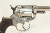 Antique COLT LIGHTNING M1877 Revolver Made In 1887 Cased Sheriff’s Model with ETCHED PANEL Barrel - 15 of 18