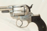 Antique COLT LIGHTNING M1877 Revolver Made In 1887 Cased Sheriff’s Model with ETCHED PANEL Barrel - 5 of 18