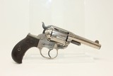 Antique COLT LIGHTNING M1877 Revolver Made In 1887 Cased Sheriff’s Model with ETCHED PANEL Barrel - 13 of 18