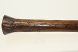 SMALL, ORNATE Antique Flintlock BLUNDERBUSS
Carved & Wire Inlaid Circa the 19th Century - 12 of 16