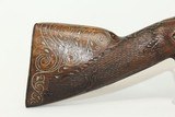 SMALL, ORNATE Antique Flintlock BLUNDERBUSS
Carved & Wire Inlaid Circa the 19th Century - 2 of 16