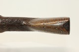 SMALL, ORNATE Antique Flintlock BLUNDERBUSS
Carved & Wire Inlaid Circa the 19th Century - 6 of 16