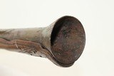 SMALL, ORNATE Antique Flintlock BLUNDERBUSS
Carved & Wire Inlaid Circa the 19th Century - 5 of 16