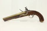 W. KETLAND & Co. Brass Barreled FLINTLOCK Pistol Turn of the Century Self Defense Flintlock! - 12 of 15