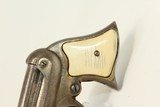 Antique REMINGTON-ELLIOT .32 “PEPPERBOX” Pistol 4-Shot Ring Trigger Deringer Pistol w IVORY Grips! - 3 of 11