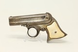 Antique REMINGTON-ELLIOT .32 “PEPPERBOX” Pistol 4-Shot Ring Trigger Deringer Pistol w IVORY Grips! - 2 of 11