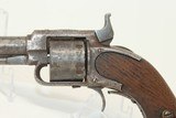 Very RARE Antique WARNER Cartridge POCKET Revolver Late 1860s Pocket Pistol Very Few Made! - 3 of 17