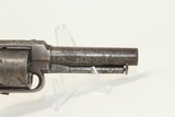 Very RARE Antique WARNER Cartridge POCKET Revolver Late 1860s Pocket Pistol Very Few Made! - 17 of 17