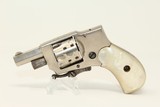 KOLB New Model “BABY HAMMERLESS” .22 C&R Revolver With Mother of Pearl Grips - 1 of 12