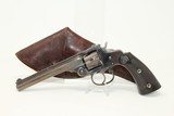 H&R “PREMIER” Top Break DA .22 Long Rifle Revolver C&R Harrington & Richardson .22 LR w LEATHER HOLSTER! - 1 of 21