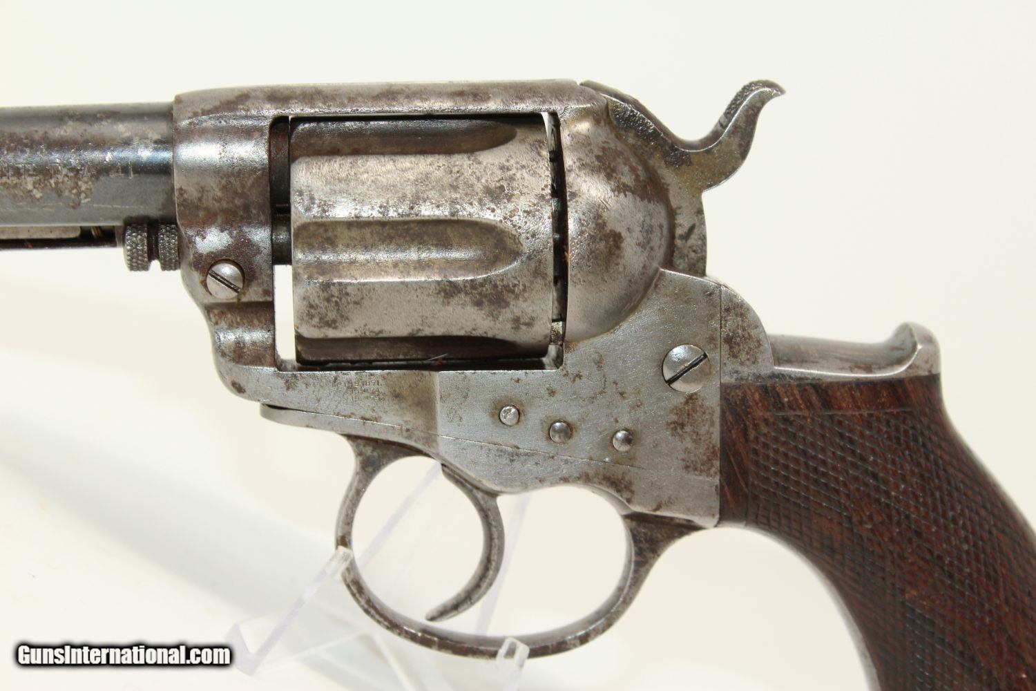 Antique COLT THUNDERER M1877 Revolver Made In 1879 .41 Caliber Double ...