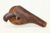 Antique COLT THUNDERER M1877 Revolver Made In 1879 .41 Caliber Double Action Six Shooter w HOLSTER! - 1 of 21