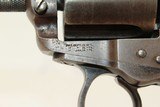 COLT M1877 THUNDERER with HOLSTER Made In 1881 HOLSTERED Sheriff’s Model with ETCHED PANEL Barrel - 12 of 22