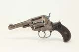 COLT M1877 THUNDERER with HOLSTER Made In 1881 HOLSTERED Sheriff’s Model with ETCHED PANEL Barrel - 4 of 22