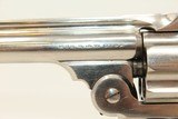 LETTERED 1911 Smith & Wesson .38 S&W LemonSqueezer Nickel & Pearl! Shipped to SACRAMENTO, CA in 1911! - 6 of 20