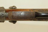KONRAD BURGER Side x Side Rifle & Shotgun CAPE GUN Beautifully Engraved and Carved 19TH Century Hunting Gun From GERMANY! - 12 of 25