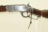 ENGRAVED 1st Model WINCHESTER 1873 .44-40 WCF1875 Mfg. 1873 44 Carbine w Thumbprint Dust Cover! - 4 of 25