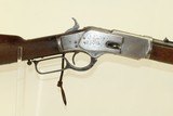 ENGRAVED 1st Model WINCHESTER 1873 .44-40 WCF1875 Mfg. 1873 44 Carbine w Thumbprint Dust Cover! - 23 of 25