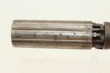 Antique BLUNT & SYMS Type Underhammer Pepperbox
Engraved, Underhammer, Ring Trigger Revolver - 8 of 14