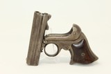 Antique REMINGTON-ELLIOT .32 “PEPPERBOX” Pistol 4-Shot Ring Trigger Deringer Type Pistol with ROSEWOOD GRIPS! - 11 of 14