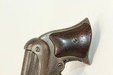 Antique REMINGTON-ELLIOT .32 “PEPPERBOX” Pistol 4-Shot Ring Trigger Deringer Type Pistol with ROSEWOOD GRIPS! - 3 of 14