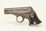 Antique REMINGTON-ELLIOT .32 “PEPPERBOX” Pistol 4-Shot Ring Trigger Deringer Type Pistol with ROSEWOOD GRIPS! - 2 of 14