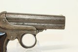 Antique REMINGTON-ELLIOT .32 “PEPPERBOX” Pistol 4-Shot Ring Trigger Deringer Type Pistol with ROSEWOOD GRIPS! - 14 of 14