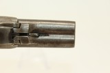 Antique REMINGTON-ELLIOT .32 “PEPPERBOX” Pistol 4-Shot Ring Trigger Deringer Type Pistol with ROSEWOOD GRIPS! - 9 of 14