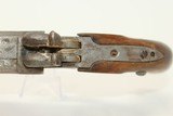 Antique 1850s EUROPEAN SxS DOUBLE BARREL Pistol .41 Caliber Percussion Double Barrel Self Defense Pistol - 6 of 15