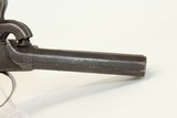 Antique 1850s EUROPEAN SxS DOUBLE BARREL Pistol .41 Caliber Percussion Double Barrel Self Defense Pistol - 15 of 15