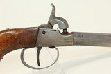 Turn Off Barrel Antique GERMAN POCKET PISTOL Mid-19th Century HIDEOUT Carry Gun in .42 - 15 of 16