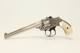 LONG BARREL S&W Safety Hammerless .32 Revolver C&R SCARCE 6 Inch Barrel and PEARL GRIPS! - 1 of 19