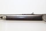 SPEC ORDER 28-Inch Barrel Antique Winchester 1873 Made 1888 w Tooled Leather Scabbard in .32 WCF - 5 of 19